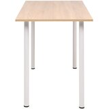  Jedilna miza 120x60x73 cm barva hrasta in bela | Shoptok.si