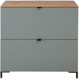 Voleo viseča omara za čevlje žajbljevo zelena, hrast artisan | Shoptok.si