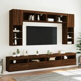  Zidni TV ormarić s LED svjetlima boja hrasta 60x30x40 cm | Eponuda.com