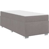 vidaXL Konstrukcija postelje Taupe 100 x 200 cm blago | Shoptok.si