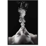  Slika - Smoke Cloud (1 Part) Vertical 80x120 U crnom drvenom okviru | shoptok.hr