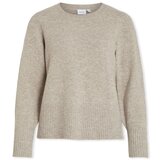 Vila Puloverji Primia Knit - Natural Melange Bež Cene