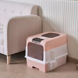  toalet za mačke Fully Enclosed Roze 48x35x36 cm | ePonuda.com
