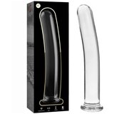 Ibiza Nebula Model 17 Dildo Borosilicate Glass 18.5x3cm Clear Cene