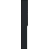  Kabinetska WC BREDA Crna 66 x 25,5 x 190 cm Konstruirano drvo | shoptok.hr