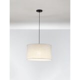 Nova Luce Bijela lanena viseća svjetiljka ø 50 cm Linnet – | shoptok.hr