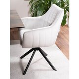  Stolica AZALIA - baršun - svijetlo siva | shoptok.hr