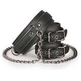 EasyToys - Fetish Collection kožna okovratnica s lisicama za ruke Cijene