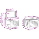  Set vanjskih sofa 9 kom. Prirodna i svjetlosiva | shoptok.hr