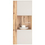 Mömax Viseča Vitrina Henry, Siva, Naravna Barva | Shoptok.si