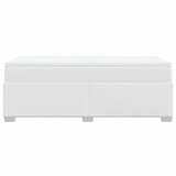  s oprugama i madracem bijeli 90 x 190 cm od umjetne kože | shoptok.hr