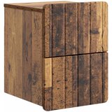  Noćni ormarić za montažu na zid Staro drvo 33 x 34,5 x 43 cm | shoptok.hr