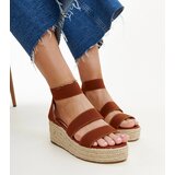 Gemre Brown wedge sandals Minna | Shoptok.si