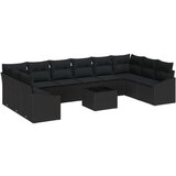  Vrtna garnitura - 10-dijelni set vrtnih sofa s jastučićima bež poli ratana | shoptok.hr