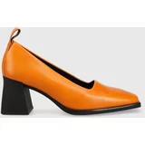 Vagabond Shoemakers Usnjeni salonarji HEDDA oranžna barva, 5303.101.44