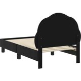  Posteljica za malčke z vzglavjem Črna 70 x 140 cm Žamet, (5000105460) | Shoptok.si