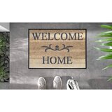 wash+dry PREDPRAŽNIK Welcome Home 40/60 cm potiskano barve bezga, bež | Shoptok.si