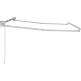  Ručno sklopiva konstrukcija tende Bijeli 2,5 x 2 m Aluminij | shoptok.hr