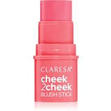 Claresa Cheek 2 Cheek kremasto rdečilo v paličici odtenek 02 Neon Coral 6 g Cene