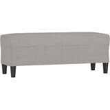  Klupa svjetlosiva 100 x 35 x 41 cm od tkanine | shoptok.hr