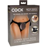 King Cock Elite Comfy Body Dock - Priložljivo dno (rjava)