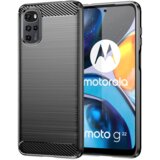 Techsuit Carbon Silicone maska za Motorola Moto G22 | shoptok.hr