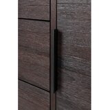 White Label Rjava nizka komoda iz masivnega tika 135x82 cm Webster – | Shoptok.si