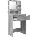  Toaletne mize za spalnice Siva Sonoma 80 x 39,6 x 135 cm, (5000093162) | Shoptok.si
