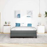  Krevet s opruga kutije Ostalo Tamno siva 140 x 200 cm tkanina | shoptok.hr