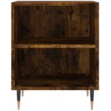  Noćni ormarići 2 kom boja dimljenog hrasta 40x30x50 cm drveni | shoptok.hr