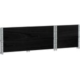  Okviri za palete 2 kom crni 100 x 50 cm od masivne borovine | shoptok.hr