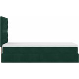  Okvir kreveta s madracima tamnozeleni 80x200cm baršunasti | shoptok.hr