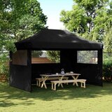 Šator za svadbe - šator za zabave Crna 292 x 440 x 315 cm Oxford tkanina - Crna s dvije bočne zidove Da | shoptok.hr