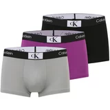 Calvin Klein Underwear Boksarice siva / roza / črna / bela