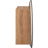  Kupaonski ormarić s ogledalom LED boja hrasta 40 x 40 x 17,5 cm | shoptok.hr