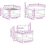  Set vanjskih sofa 6 kom. Bijela i krem Poliester | shoptok.hr