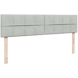  Otomanski krevet s madracem svijetlosivi 160x200 cm baršunasti | shoptok.hr