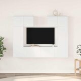  6-dijelni set TV ormarića bijeli od konstruiranog drva Cijene