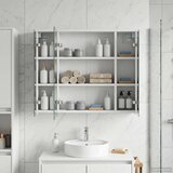  Kopalniška ogledalna omara Bela 73,5 x 16 x 62,5 cm, (5000233081) | Shoptok.si