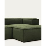 Kave Home Zelena kutna garnitura od samta (s desnim kutom) Blok – | shoptok.hr