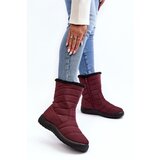 EVENTO Women's High Padded Snow Boots Burgundy Luxina | Shoptok.si