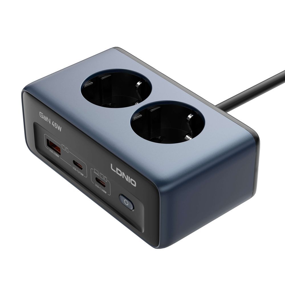 Produzni kabl SE3/ 2 uticnice/ USB/ 2xPD/ 5u1/ GAN/ 45W total power