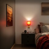  Brilagi - Zidna lampa NUBILA WOOD 1xE27/25W/230V hrast/crvena | Eponuda.com