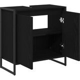  Kupaonski ormar Crni hrast 60 x 30 x 60 cm Konstruirano drvo | Eponuda.ba