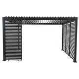SUNFUN Milos Bočna stranica paviljona lamelna (Š x V: 92 x 221,5 cm, null, Antracit) | shoptok.hr