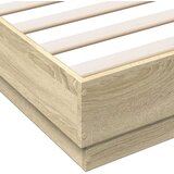  Okvir kreveta boja hrasta sonome 120 x 200 cm konstruirano drvo | shoptok.hr