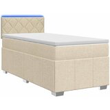  Boxspring krevet s madracem Krem 80 x 200 cm Tkanina | shoptok.hr
