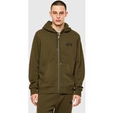 Diesel Sweatshirt - SGIRKHOODZIPLOGO SWEATSHIRT green Cene