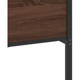 Metalni Kovinski posteljni okvir brez vzmetnice rjavi hrast 180x200 cm, (21829329) | Shoptok.si