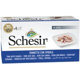 Schesir Vlažna hrana za pse, Multipak, Tuna i brancin, 4 x 85g Cene